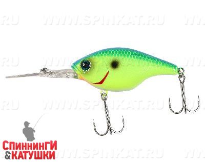 Blue back chartreuse