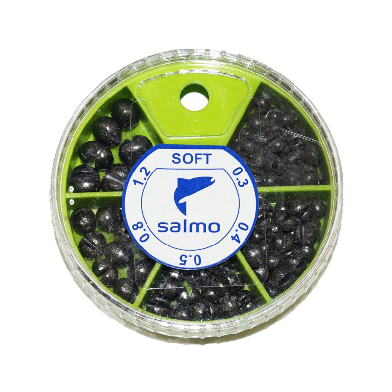 Грузила ДРОБЬ SOFT мягк. 5 секц. 0.3-1.2г 60г набор 1