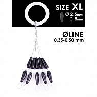 Стопоры резиновые RUBBER CONE STOPS р.004XL 10шт.